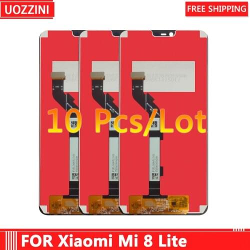 10Pcs Original LCD For Xiaomi Mi 8 Lite LCD Display Touch Screen For Xiaomi Mi8 Lite Mi 8X LCD Digitizer Assembly With Frame