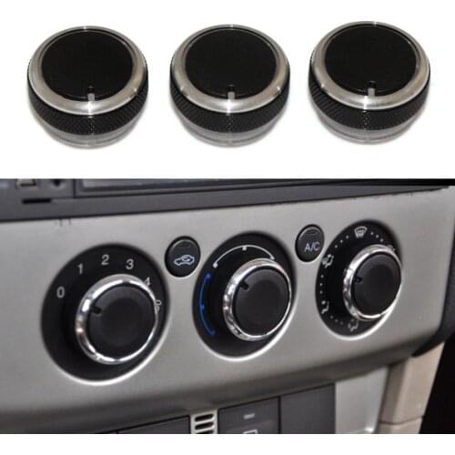 3pcs/lot Air Conditioning heat control Switch knob AC Knob For Ford Focus 2 MK2 Focus 3 MK3 Sedan Hatchback Mondeo car styling