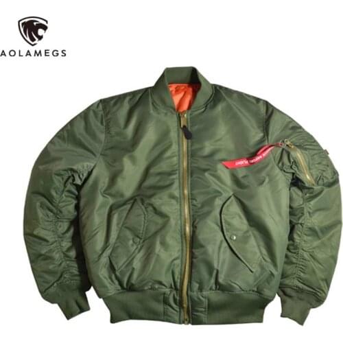 Мужские куртки пилоты Aolamegs China At AliExpress