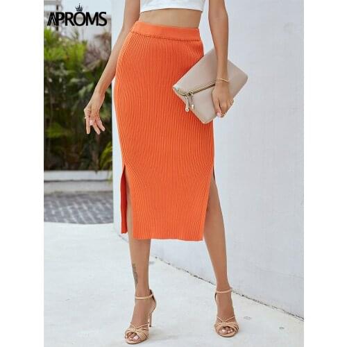 APROMS High Waist Skirts For Women