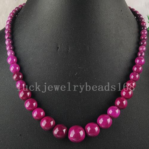 Free Shipping Fashion Jewelry Ocean Jaspe Globe Beads Necklace 18" FG5525