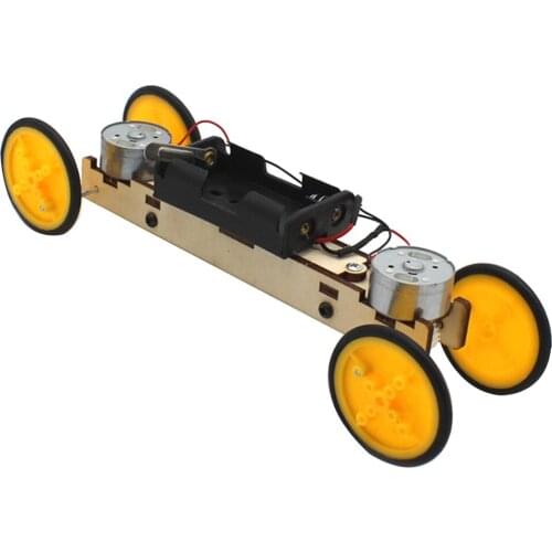 Electric Car Truck Model DIY Handmade Kids Assembling Toy Science Kit Children Educational Gift