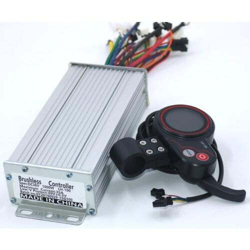 GREENTIME 36V 48V 800W 1000W 35A Brushless DC Motor Controller Ebike Controller +LH-100 Display One Set