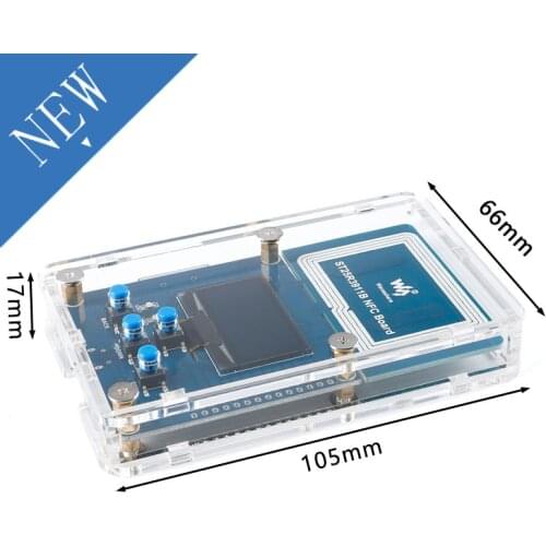 ST25R3911B NFC Development Board Kit with STM32 1.3 inch OLED Display Screen SPI Support Multiple ST25R3911 NFC Protocols Reader