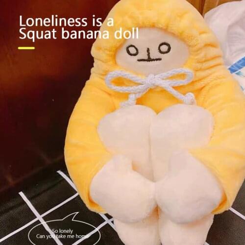 18/65cm Dolls Plush Toys Banana Man Dolls Yellow Korea Popular Appease Dolls Birthday Gifts For Children Baby Banana Man