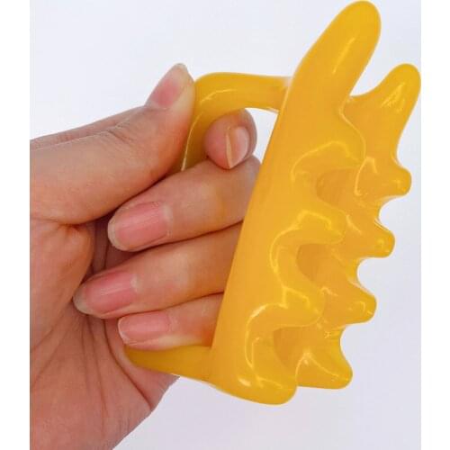 Natural Resin Chinese tool Back Massage Massager Body Acupuncture Scraping Bee Wax Plate GuaSha Scrape Circular Blood Therapy