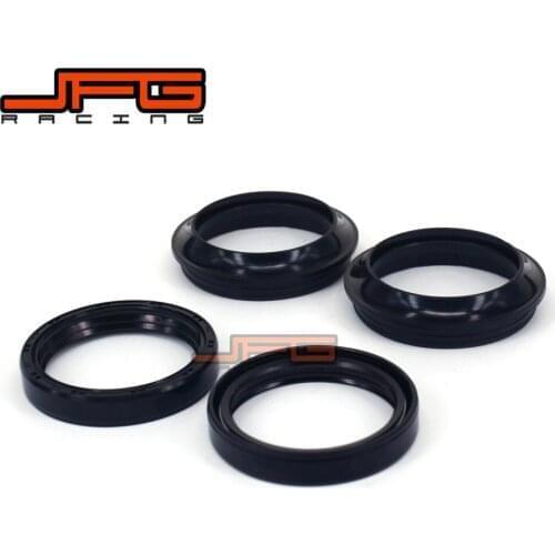 Motorcycle Parts Front Fork Damper Oil Seal + Dust seals For RM125 RM250 96-00 DRZ400 DRZ400E DRZ400S 2000-2009