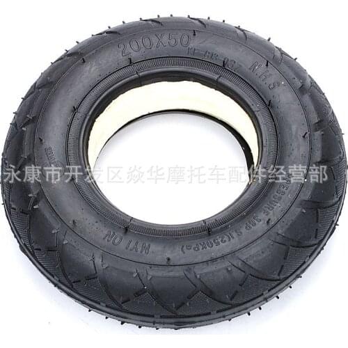 Small mini electric scooter battery car accessories 200-50 solid wheel tubeless little dolphin