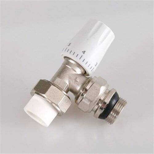 New PPR20 Manual Temperature Control Valve Surface Mounted Radiator Home Heating Valve Switch Valve 4 Points 6 Points