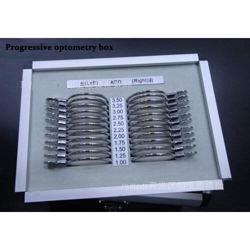Optometry Box Progressive Multifocal Lens Fitting Professional Try-on Inspection Optometry Insert Box Optometry Case Myopia