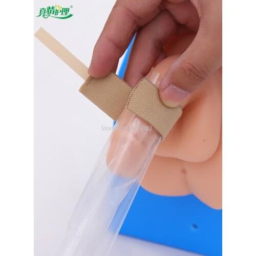 Male diaper Incontinence urinary device Collecting urine bag guide Urine bag 100/50/ 30 bags and 13/ 3 Bandage