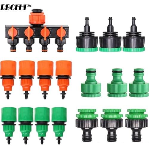 Garden Drip Irrigation Water Tap Connector Kit 1/2" 3/4" Female Nipple Joint to 4/7 8/11 16mm Hose Quick Adapter Watering Tool