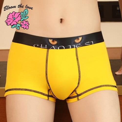 [Bloom the love] Brand New Underwear Men Boxer Para Hombre Ropa Interior Cuecas Masculina Eye Mens Boxers Boxershorts Size L-3XL