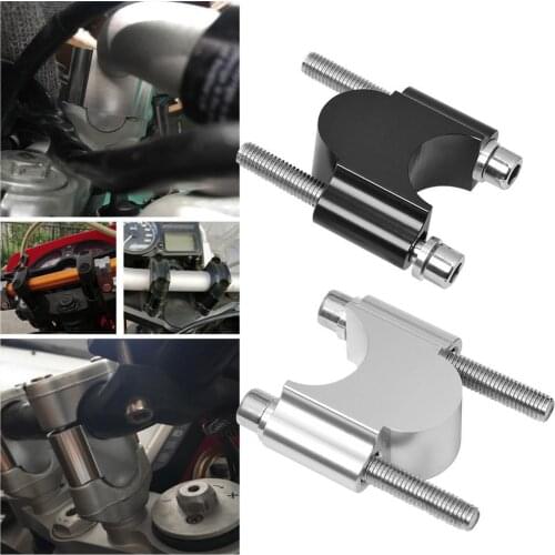 2 PCS /Set Motorcycle Handlebar Riser Bar Mount Handle Clamp Universal 28mm 1 1/8" 22mm 7/8" For Yamaha WR250F WR400F WR426F