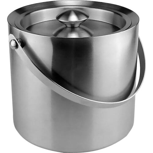 Stainless Steel Ice Bucket For Beer Wine Champagne Cooler Home Bar Accessory