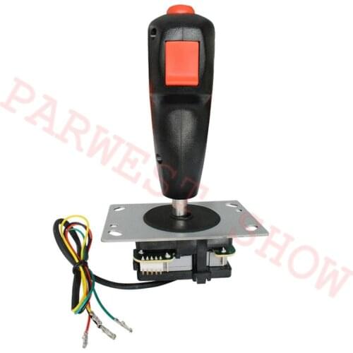 1PC Shooting flying joystick 8 Way Flight Joystick with Trigger/Arcade 5Pin Flight Joystick with PCB for Fighting Game Machine