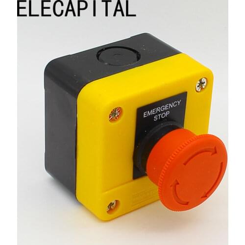 1NO+1NC e-stop push button switch emergency stop switch