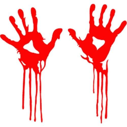 20cm*19cm Zombie Hands Apocalypse Walking Dead Funny Vinyl Decal Motorcycle Car Sticker S8-1069