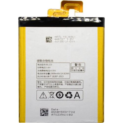 BL223 Original battery 3900mah for Lenovo K920 VIBE Z2 PRO Cellphone batteries