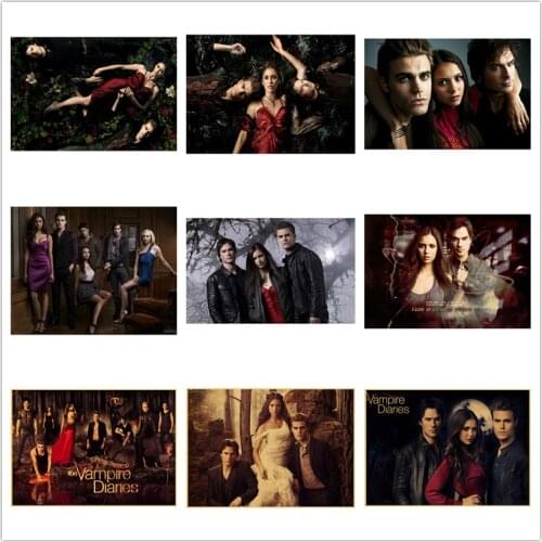 5d diy Full Square/Round drill Diamond Painting Cross stitch The Vampire Diaries Rhinestone Diamond embroidery home decor WG1274