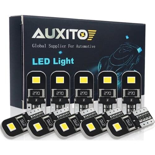 AUXITO 10X W5W T10 LED Canbus Bulb Car Interior Lights for Kia Rio 2 3 4 Ceed Cerato K3 K4 K5 Mazda 3 5 6 GH CX-5 CX5 CX3 CX-7