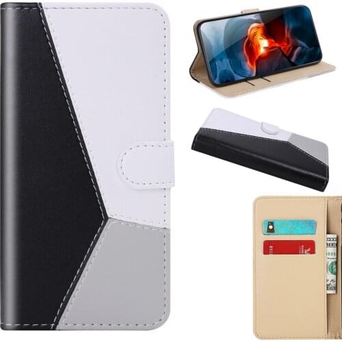 Flip Cases For Samsung S20 Ultra Note 10 Plus Mixed Color Leather Wallet Full Cover Phone Cases For Samsung A21S A31 A50 A51 A71