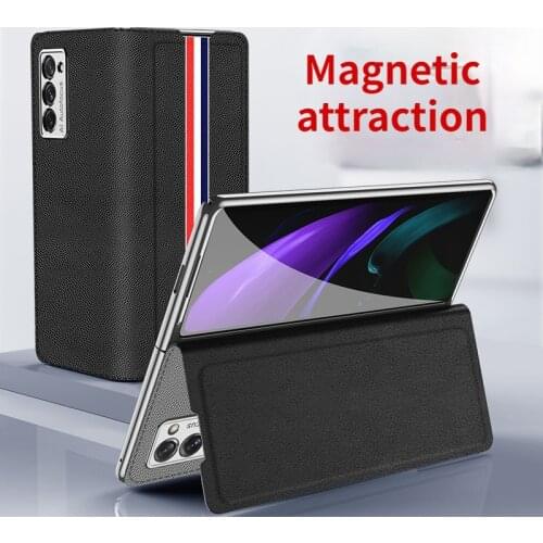 PU Material Flip Case For Galaxy Z Fold 2 Case For Galaxy Z Fold2 5G Case