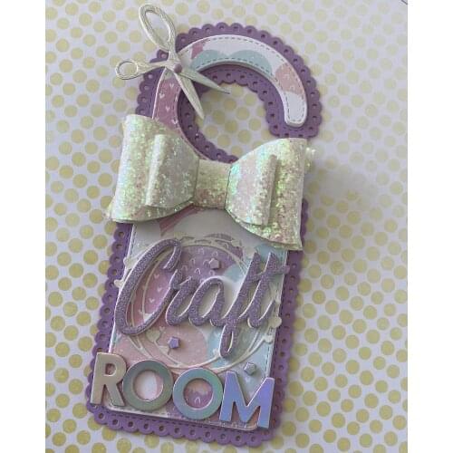 KSCRAFT Thank You Teacher Door Hangers Metal Cutting Dies Stencils for DIY Scrapbooking Decorative Embossing DIY Paper Cards