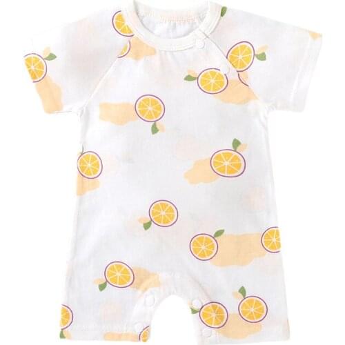 LZH Infant Clothing for Baby Jumpsuits Cartoon Printing Cotton Summer Newborn Baby Girls Boys Clothes Kids Costume Baby Rompers