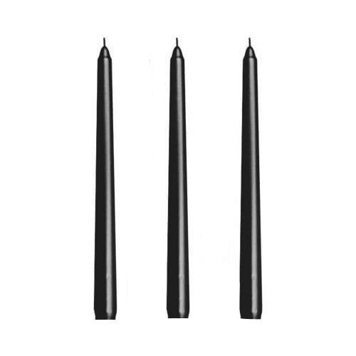 Mumsema Gift 3'lü Taper Candleholder Candle-Black candles and scents свечи и ароматы velas y aromas