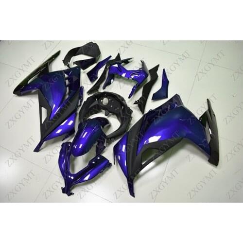 Body Kits Zx300r 2013 - 2015 Blue Black Motorcycle Fairing Zx300r 2015 Fairing EX300 2013