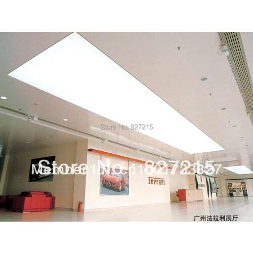 Sample for #4011 Translucent Ceilings in the Market ---PVC Stretch Ceilings in a Construction Materials and Ceiling Materials