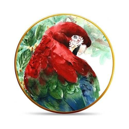 Majida Service Plate 6 Pieces 25 Cm Parrot