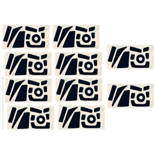 10pcs/pack for Mad Catz R.A.T.9 R.A.T 3, 5, 7, 9 & M.O.O.7 Mouse feet legs skates gaiming mouse 0.6mm thickness