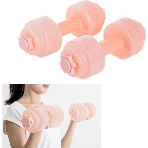 2Pcs Water Dumbbell Halteres Body Building Weight Dumbbells Fitness Gym Equipment Crossfit Yoga For Training Sport