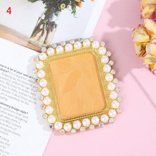 2021Hot!!! -1pc Square Peal Nail Art Plate Work Display False Tips Rhinestones Practice Display Nail Tools