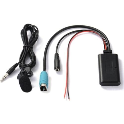 Car Bluetooth Receiver Music Adapter Mic Cable For Alpine KCE-236B 9870/9872