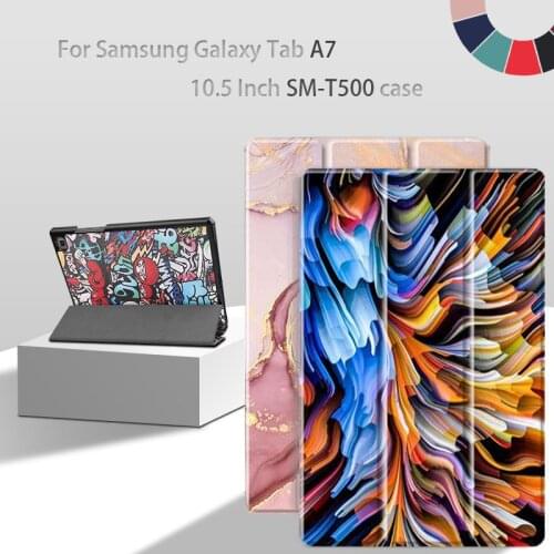 Tablet Case For Samsung Galaxy Tab A7 10.4 2020 Tablet Case Magentic Stand Cover For Galaxy Tab A7 SM-T500 T505 Case Cover+Pen