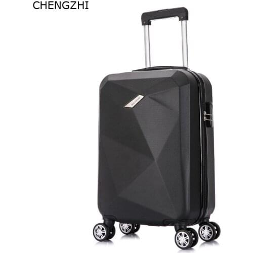 CHENGZHI 20"24"inch retro girl trolley rolling luggage spinner fashion travel suitcase with wheels