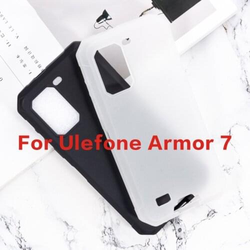 For Ulefone Armor 7 IP68 Silicone Case For Ulefone Armor 6 6E Mobile Phone Accessories Soft TPU Case Ulefone Armor 6 Back Cover