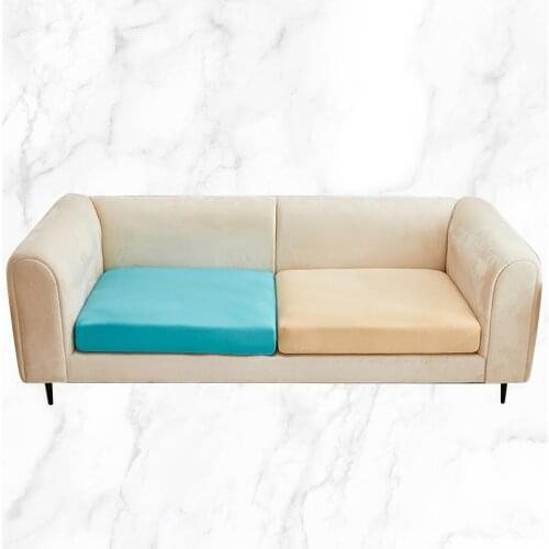 Elastic sofa cushion cover Solid color cushion cover for Living Room Removable Elastic Seat Chair Cover funda para sofa de cojin