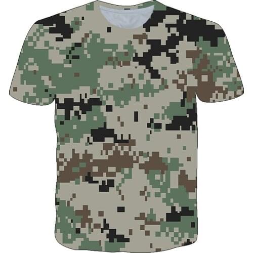 New Camouflage Summer Flame 3D t shirt Printed Short Sleeved Mens Tshirt O-Neck Women Men 3d Harajuku T-Shirt XS-6XL Tee Tops