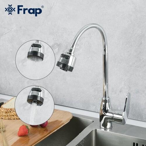 Frap 360 Degree Rotation Cold & Hot Water Kitchen Sink Mixer Faucet Single Handle Taps Kitchen Fauce Y40201