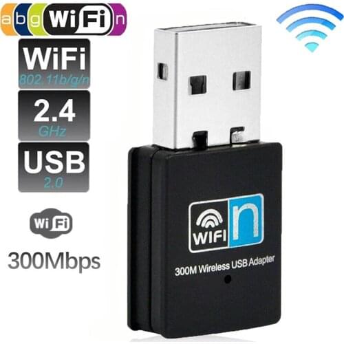 Mini USB Wifi adapter 300Mbps USB2.0 Wifi Antenna Wifi USB Ethernet Wifi Dongle 802.11 n/g/b Enchufe Wi Fi USB lan Comfas