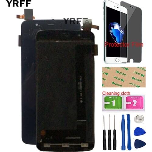 4.7" Mobile LCD Display For Fly IQ4414 EVO Tech 3 Lcd Display Screen Touch Screen Panel Digitizer Screen Assembly Tools Gift