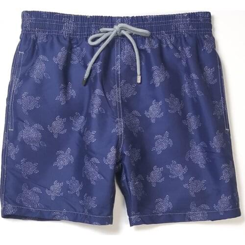 Vilebre MEN SWIMWEAR HERRINGBONES TURTLES Newest Summer Casual Shorts Men Fashion Style Mens Shorts bermuda beach Shorts quin029