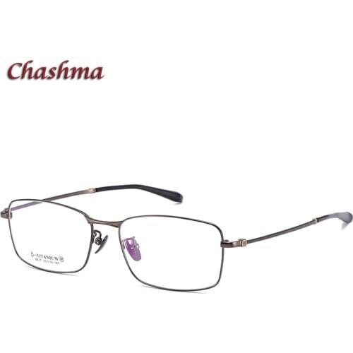 Chashma Titanium Frame Prescription Glasses Men Flexible Light Frame Optical Eyewear Spectacles Super Quality Eyeglass