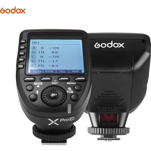 Godox Xpro-C E-TTL II Flash Trigger Transmitter 2.4G Wireless Support TTL Autoflash for Canon Godox Camera Flashes Studio