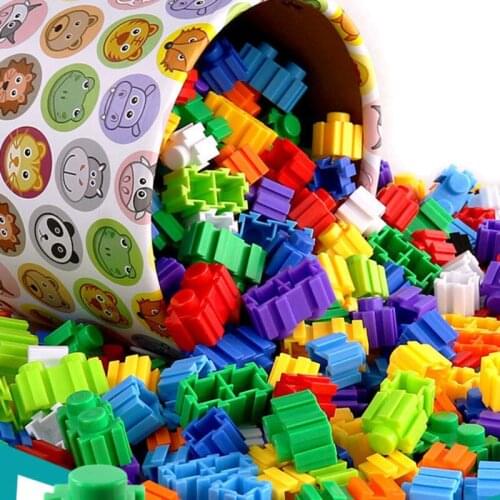 Mix Colors Blocks Micro Diamond Building Bricks DIY 8*8mm Small Building Blocks For Kids Educational Toys Children Christmas Toy