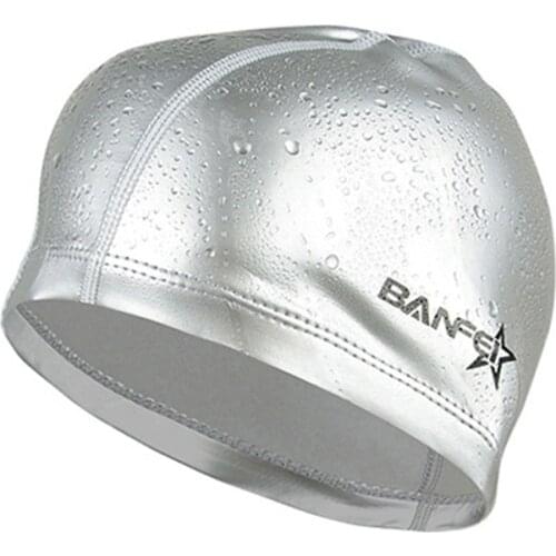 2021 New PU Coated Swimming Cap European And American Adult Male Female Universal Waterproof And Comfortable 3D Ergonomic Fit